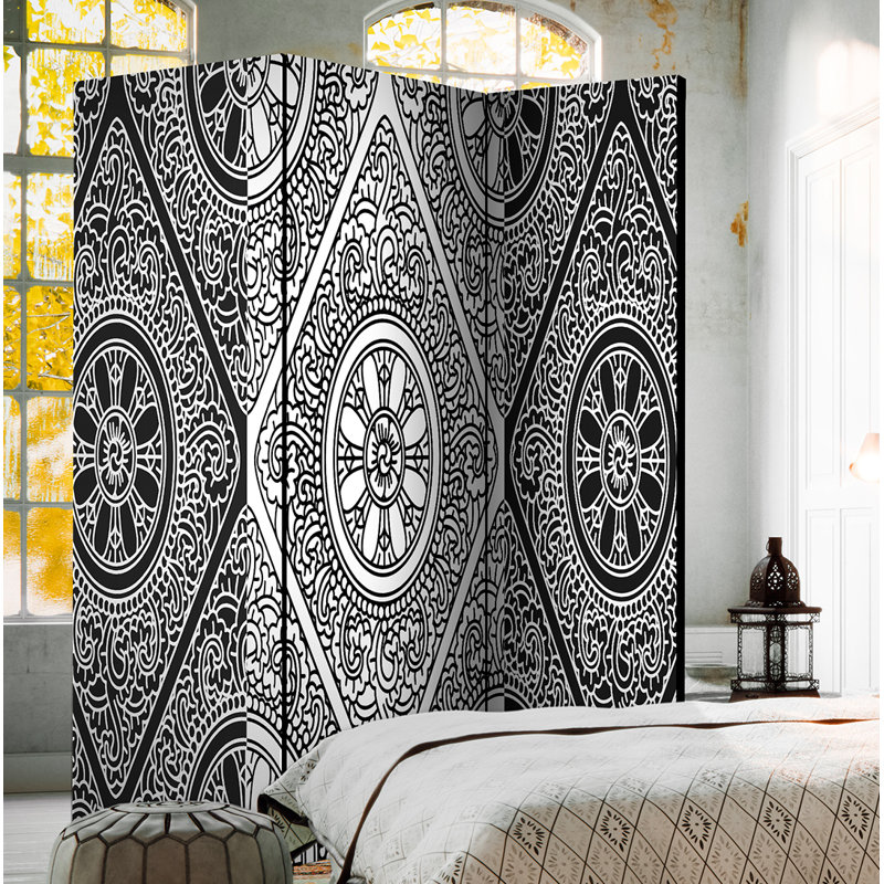 Istanbul Solid Wood Folding Room Divider, 3