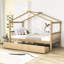Lit simple en bois avec tiroirs-826762300