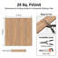 Carrelage de terrasse en bois 11,8 po x 11,8 po-136260417