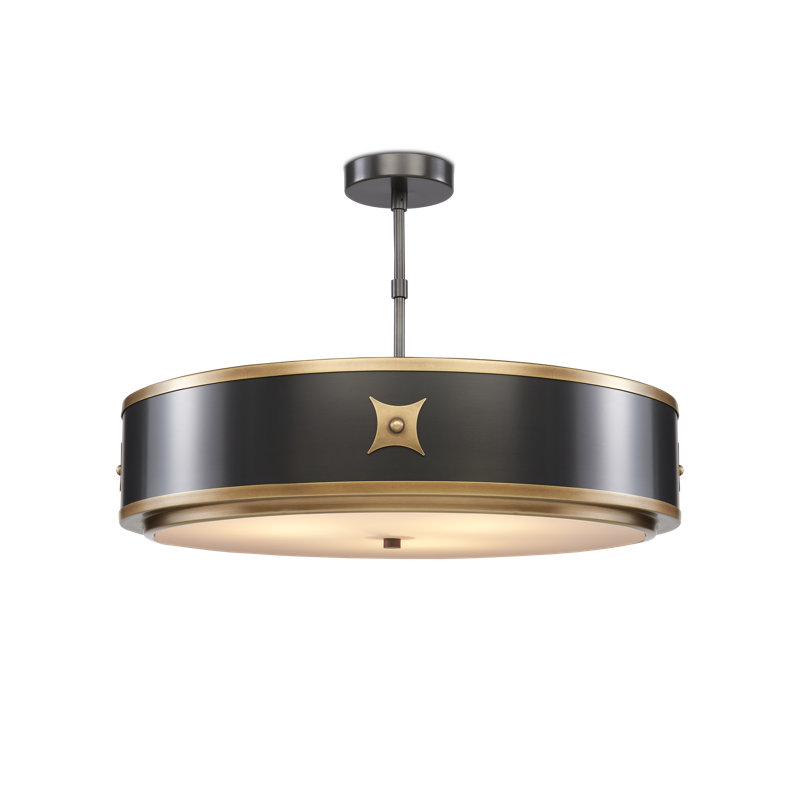 Plafonnier semi-encastré 3 lumières 24,5 po Huntsman