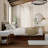 Astley Wood Platform Bed with Panel Footboard and Trundle-827373267-827373266