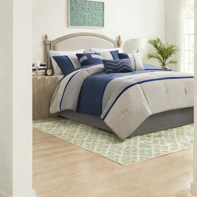 Ensembles de literie confortables en microsuède de polyester de style rustique moderne pour la maison