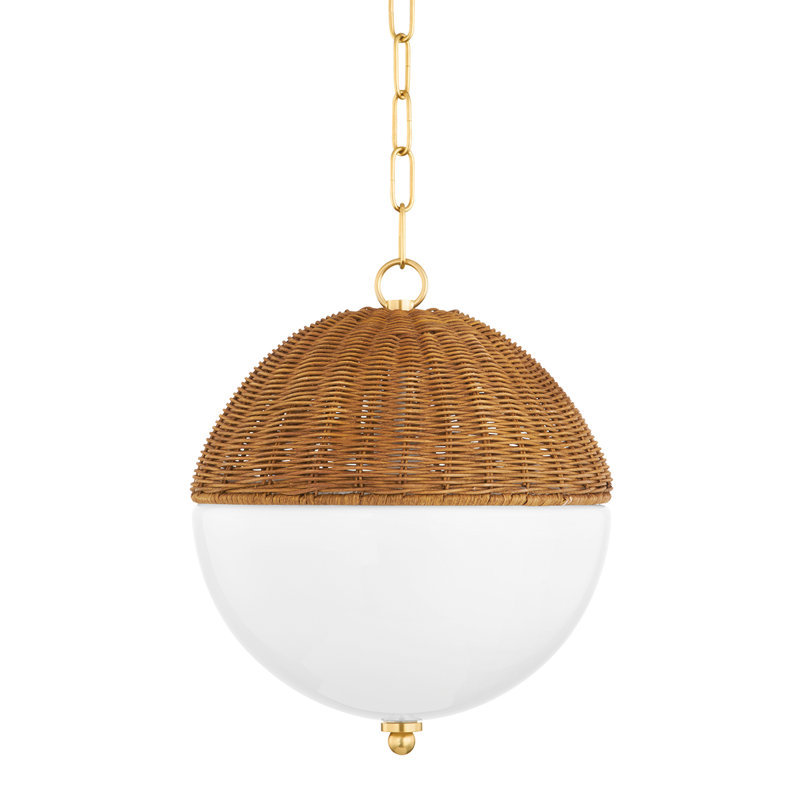  Petit luminaire suspendu Summer 1 lumière, H 17,75 po x l 12 po x P 12 po