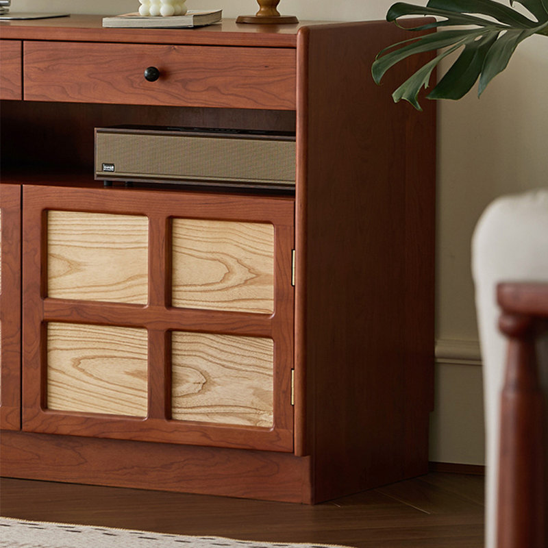 Modern simple side cabinet with storage function