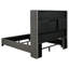 Lit de banc rembourré Bancroft gris Eastern-1207909366