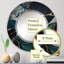 Picrin Abstract Geode Green II - Miroir mural abstrait en marbre-1509168469