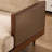 Dayton 72" Square Arm 3-Seater Sofa With Cane Rattan And Wooden Frame-2076724309-2047231052
