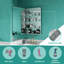Armoire à pharmacie sans cadre avec miroir et 3 tablettes réglables H 32 po Seddon, disponible en formats H 32 po x l 20 po et H 32 po x l 24 po-87472196-99344038