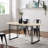 Coreyana Extendable Metal Base Dining Table-1589808342