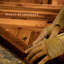 Cadre de lit en bois massif Gonsoulin avec tête de lit ajustable / Lit plateforme à motifs artisanaux-868083592-1052866725