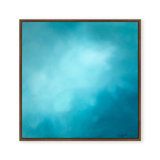 Coastal Retreat Underwater Clouds XII by - Floater Frame Print on Canvas