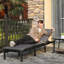 Alvinia 198cm Long Single Chaise with Cushions