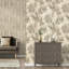 Feather Heavyweight Vinyl Wallpaper, Natural Beige