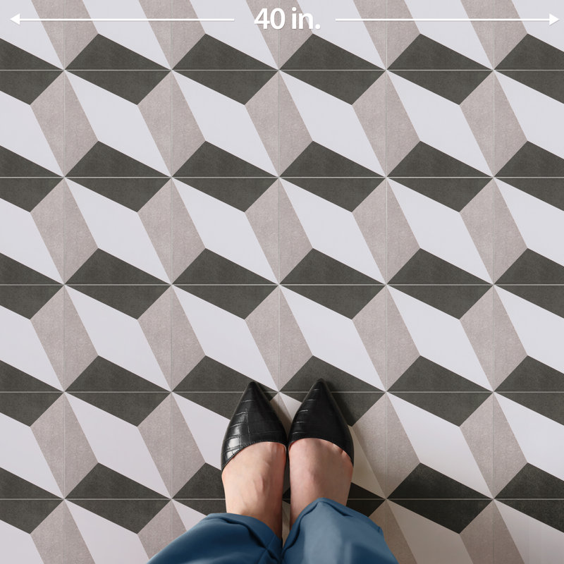 Twenties 8" x 8" Ceramic Wall & Floor Tile