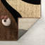 Tapis beige à motif abstrait Leverette