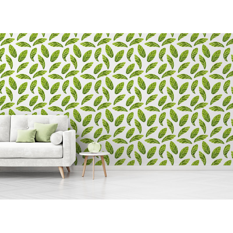 Panneau de papier peint adhésif Deletta, l 24 po x L 48 po, Vert foncé