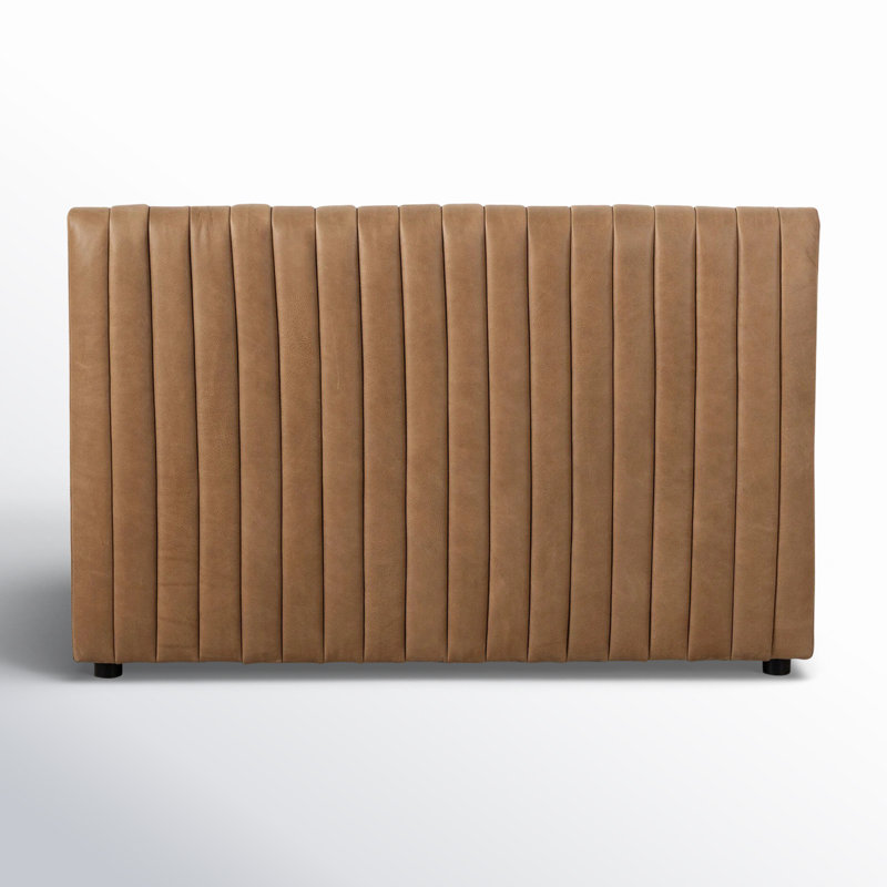 Augustine Upholstered Dining Bench, 31.5" H x 49" W x 28" D, Palermo Drift Genuine Leather