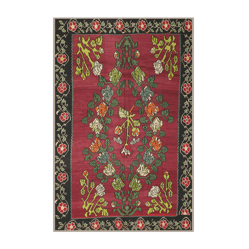 Tapis rouge à motif sud-ouest, Rectangle 5 pi x 8 pi