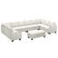 Canapé modulaire surdimensionné en U en chenille de 150,2 po Anjanette Jenette-469600898
