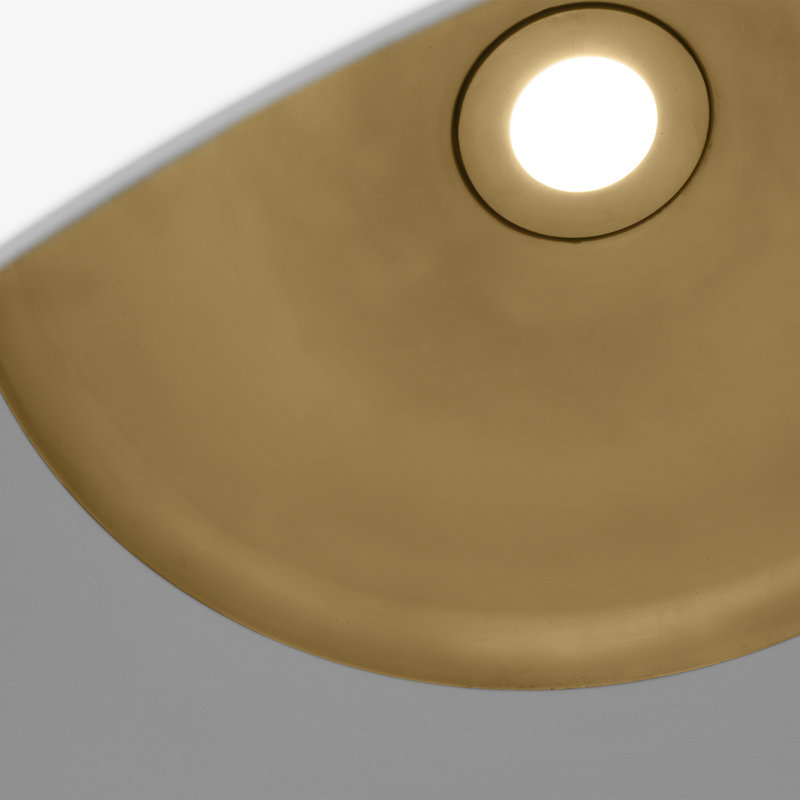Forge 1 - Light LED Pendant, Matte White, 31.9" H x 26" W x 26" D