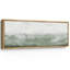 «Minimal Landscape Misty Green Horizon», reproduction d'art sur toile-96074613