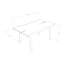 Vsevidof Oak Solid Wood Top Metal Base Dining Table-1303038475-1303038519