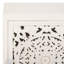 Table de chevet Farroh en blanc délavé