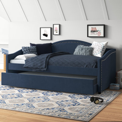 Anslem Upholstered Daybed with Trundle Bed