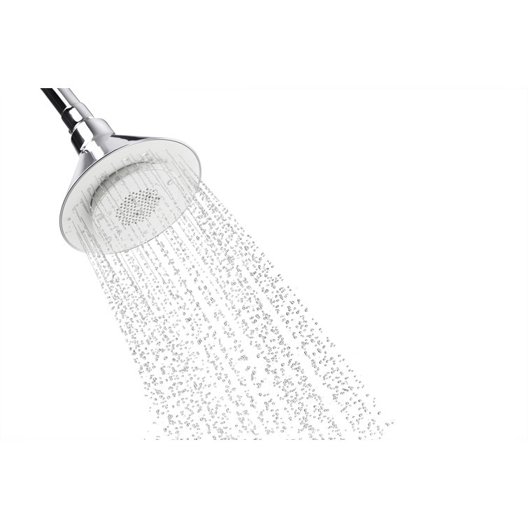 Moxie 2.5 GPM Single-Function Shower Head with Wireless Speaker