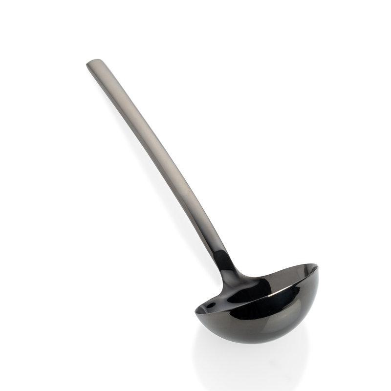 Due Stainless Steel Ladle, Oro-nero