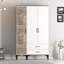 Berend 3 Door Manufactured Wood Wardrobe-761618812