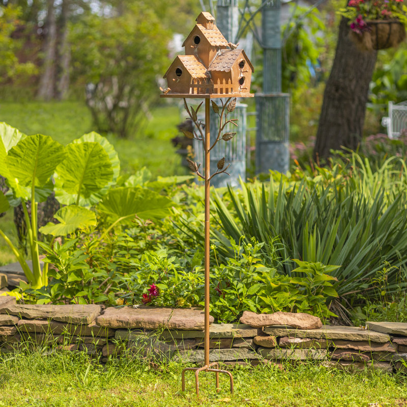 73.75'' H x 13.75'' W x 12.25'' D Weather Resistant Birdhouse