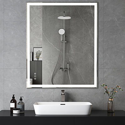 Miroir de meuble-lavabo mural 30 po x 36 po, miroirs de salle de bain muraux