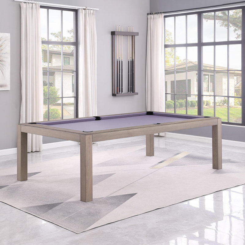 Table de billard Ashmont, 7 pi, Eau mauve clair, Gris délavé