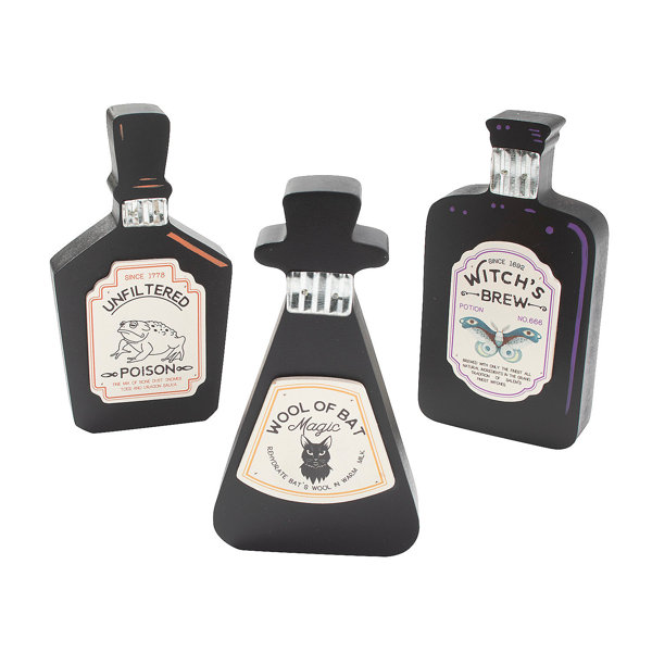 Creative Shape Purple Mouth Bottle & Tombstone Double Sided
