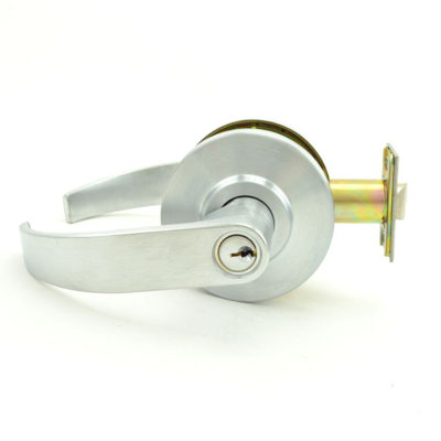 C2000ENTRC613KDC Entry / Office Grade 2 Curved Lever Non Clutching Cylindrical Lock With C Keyway; 2-3/4" Backset; And ANSI Strike Oil Rubbed Bronze Finish