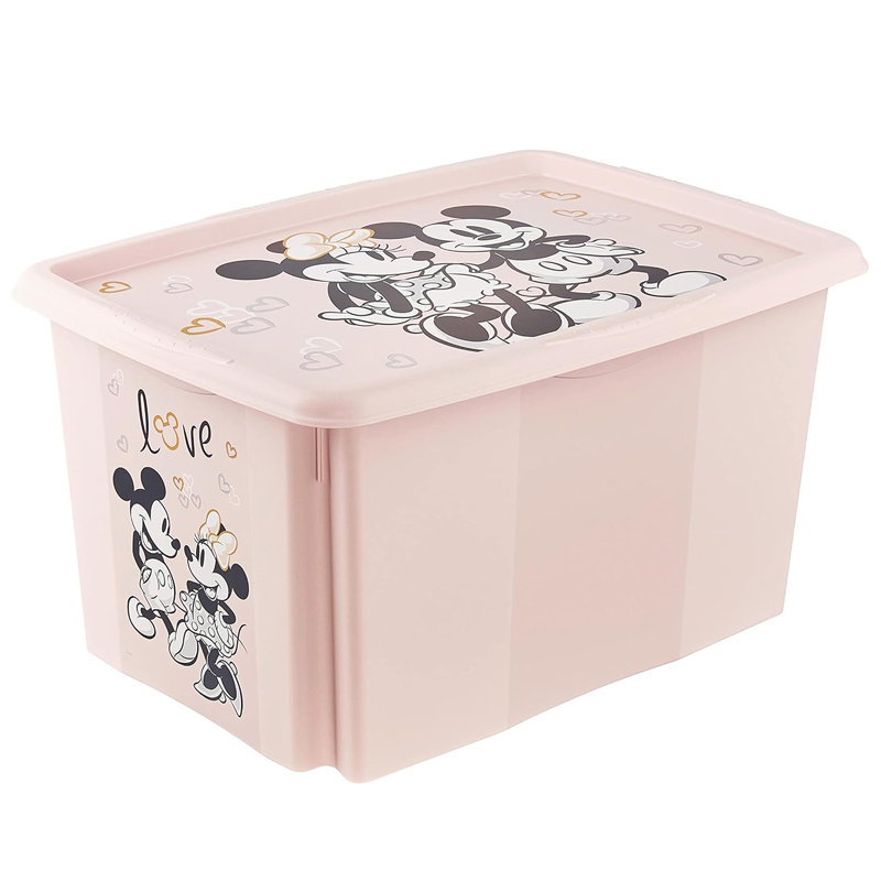 Keeeper Plastic Decorative Bin, Pink