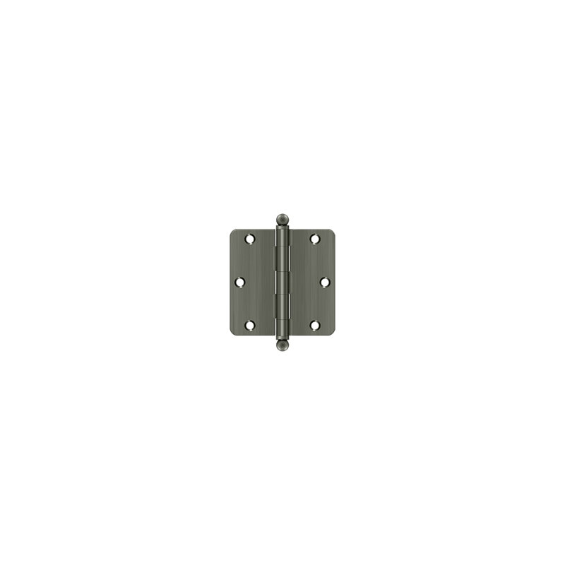 Steel Hinge, Antique Nickel