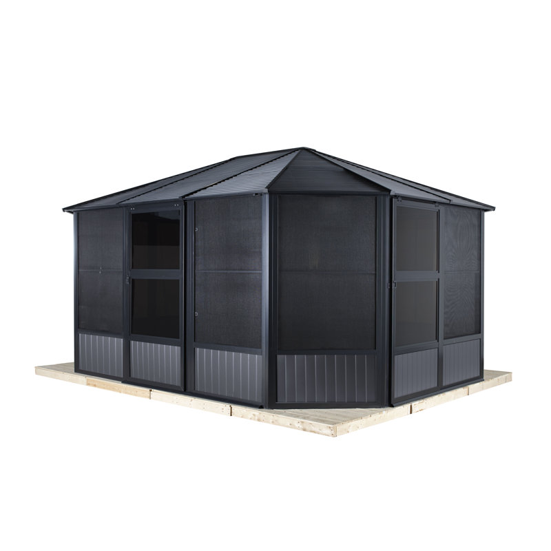 Sojag Charleston Solarium, 9.1' H x 12' W x 12'7" D