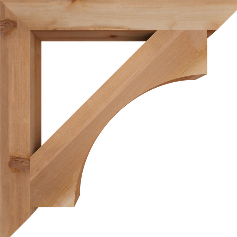 Support en bois Westlake, Cèdre rouge, H 32 po x l 3,5 po x P 32 po