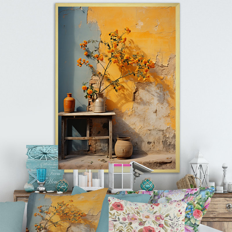 Minimalisme de la simplicité sur toile, Cadre doré simple, H 40 po x l 30 po x P 1,5 po