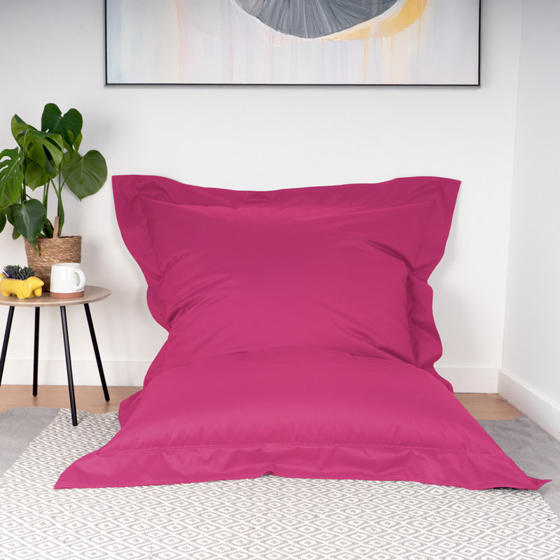 Outdoor Friendly Bean Bag Lounger, Pink