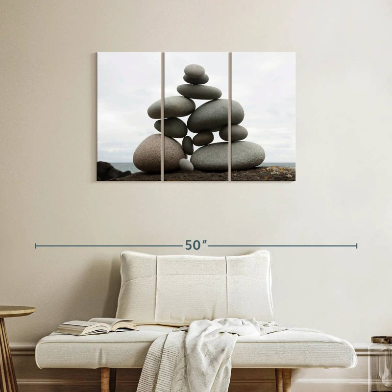 Kerrick Balanced Stone Stack, 24" H x 38" W