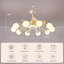 Ventilateur de plafond lustre 31 "avec lumière et télécommande avec abat-jour sphérique laiteux-1090761591