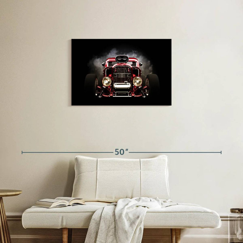 Mehar Smoking Hot Rod, 20" H x 30" W