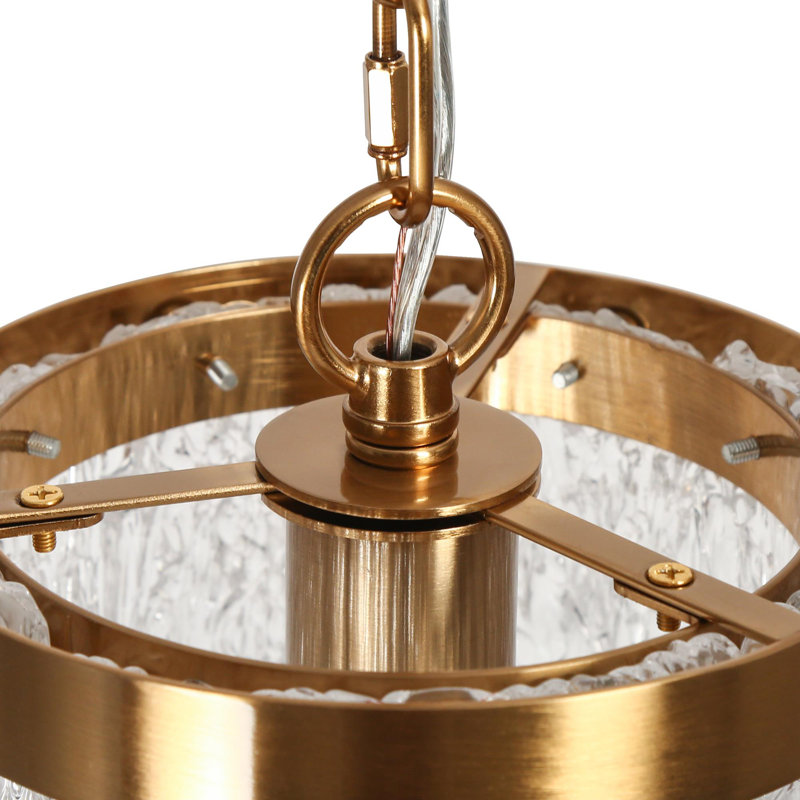 Luminaire suspendu unique à 1 lumière Rokesha