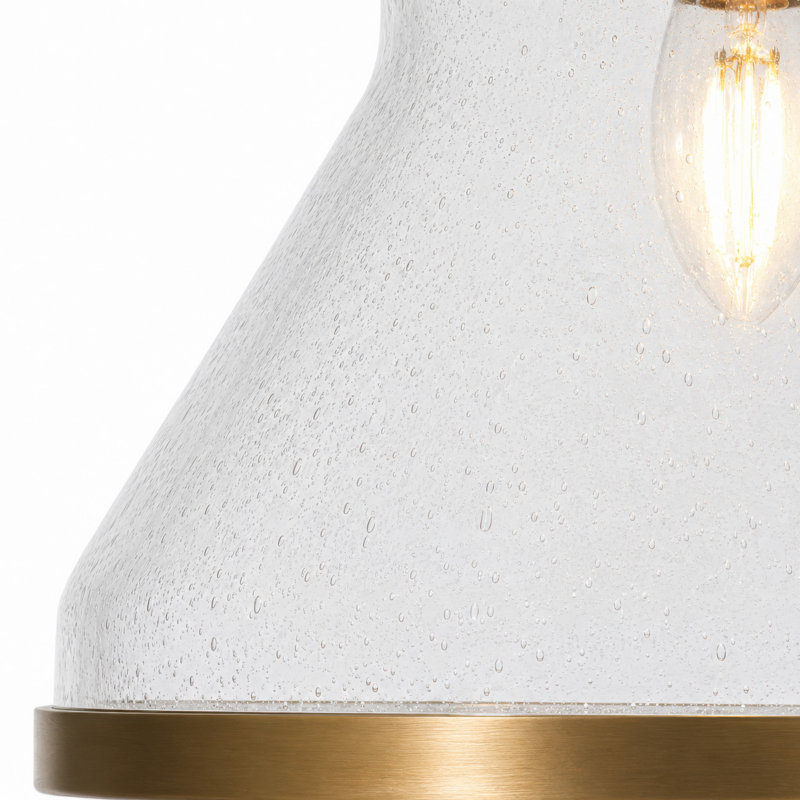 Mini-luminaire suspendu 1 lumière Alicia, Bronze Antique