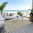 Machine Washable Indoor/Outdoor Xhevrie Taupe Rug-1435559655