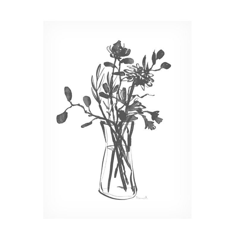Bolog Dan Hobday Flowers Canvas Art, 19" H x 14" W