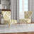 Upholstered Floral Side Chair - Modern floral Accent Chair-90396775